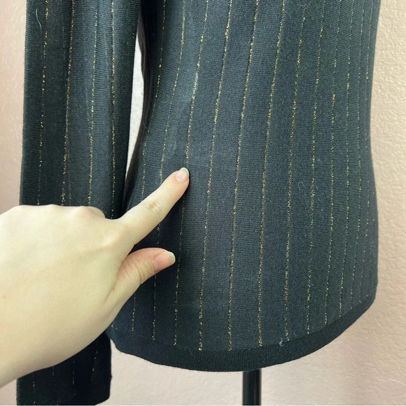 Frame Stripe Crew Long Sleeve Top - Picture 13 of 16